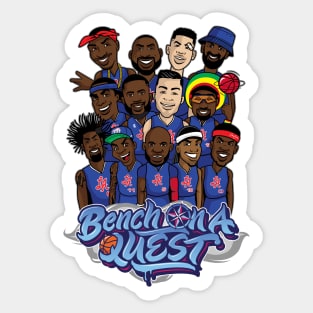 Bench On A Quest - NBA Player Gang Sticker